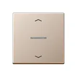 JUNG BTA17101PCH beschr. Tastsensor HOME Serie A 1-fach, Pfeile | champagner