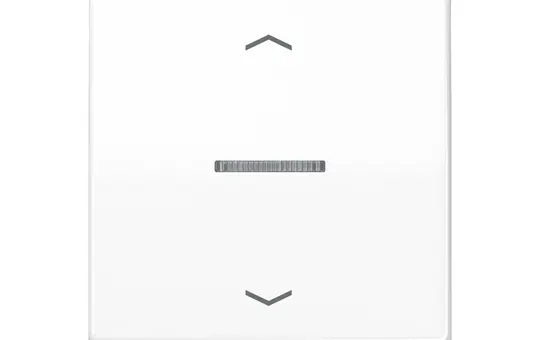 JUNG BTAS17101PWW beschr. Tastsensor JUNG HOME Serie AS 1-fach, Pfeile | alpinweiß