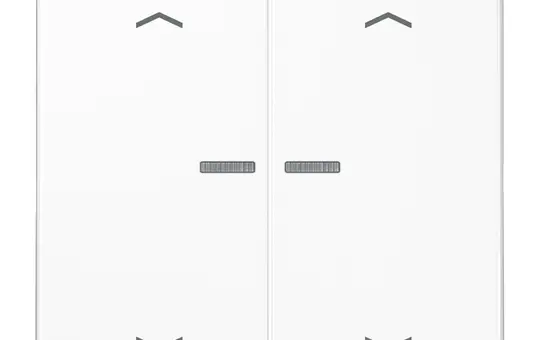 JUNG BTLS17102PWW beschr. Tastsensor JUNG HOME Serie LS 2-fach, Pfeile | alpinweiß