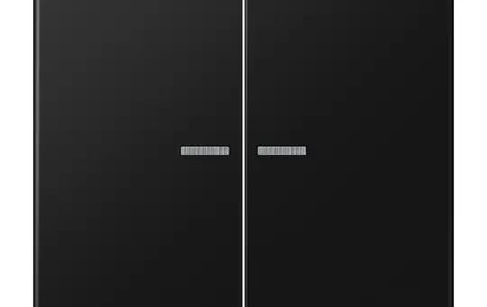 JUNG BTLS17102SWM Tastsensor JUNG HOME Serie LS 2-fach | graphitschwarz matt