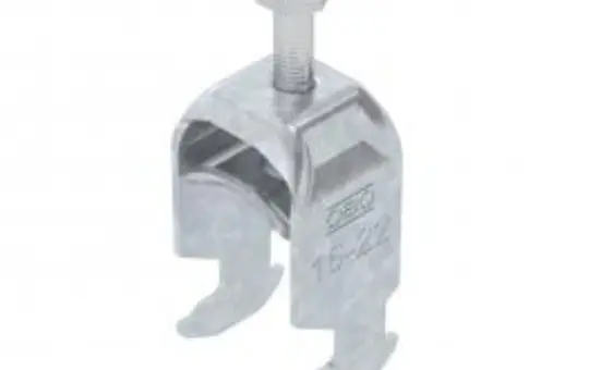OBO BETTERMANN 1186016 Bügelschelle H-Fuß 1-fach, Metalldruckwanne | 16-22 mm