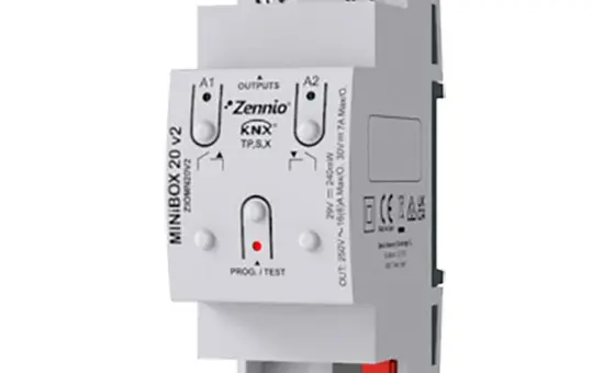 ZENNIO ZIOMN20V2 KNX-Universalaktor MINiBOX 16 A 2-fach, Secure