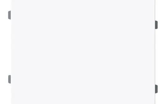 BUSCH-JAEGER 1742-44G Blindabdeckung art linear Standard | studioweiß glänzend