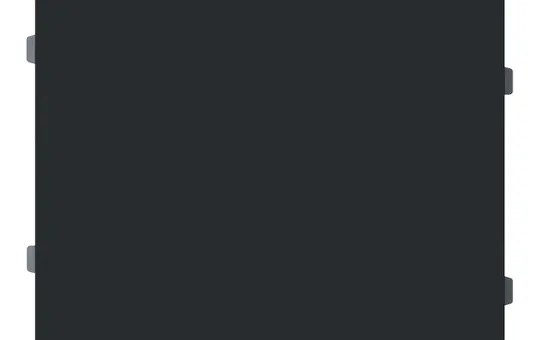 BUSCH-JAEGER 1742-45M Blindabdeckung art linear Standard | schwarz matt