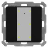 MDT RF-TA55A606.01 KNX-RF-Tastsensor 6-fach | schwarz matt