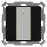 MDT RF-TA55A806.01 KNX-RF-Tastsensor 8-fach | schwarz matt