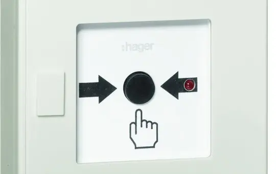 HAGER Funk-Druckknopfmelder für TG55xA 