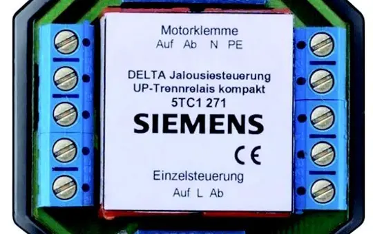 SIEMENS 5TC1271 Jalousiesteuerung UP Trennrelais, kompakt