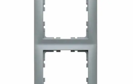 BERKER 10129939 Abdeckrahmen S.1 2-fach | alu matt lackiert