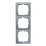 BERKER 10139939 Abdeckrahmen S.1 3-fach | alu matt lackiert