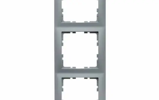 BERKER 10139939 Abdeckrahmen S.1 3-fach | alu matt lackiert