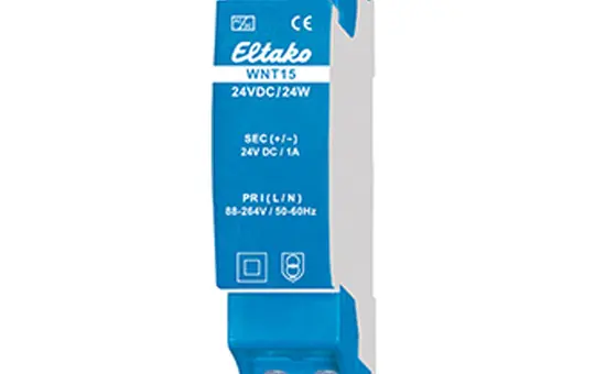 ELTAKO WNT15-24VDC/24W Weitbereichs-Schaltnetzteil REG 24 V, 1 A