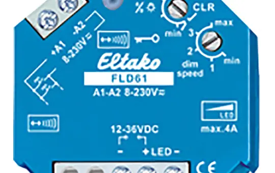 ELTAKO FLD61 EnOcean-Dimmaktor 1-fach, DC, PWM