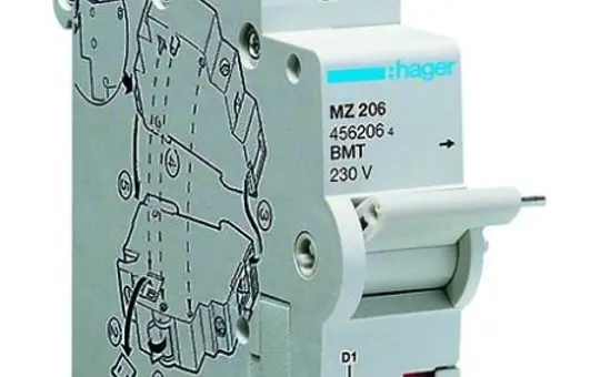 HAGER MZ206 Unterspannungsauslöser 230 V AC