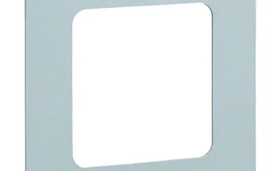 HAGER L91107030 tehalit FB-Geräteblende R7 1-fach | steingrau | 110 mm