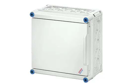 HENSEL Mi0221 Leergehäuse Mi 300x300 mm | grau | 182 mm