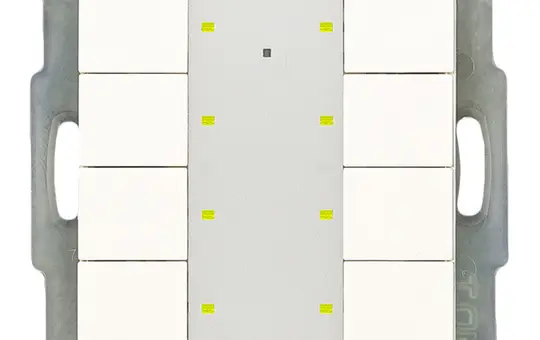 MDT RF-TA55A8.01 KNX-RF-Tastsensor 8-fach | reinweiß glänzend
