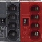 MERTEN 689701 KNX-Busklemme dunkelgrau/rot