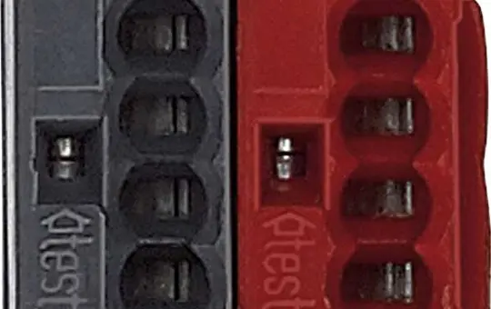 MERTEN 689701 KNX-Busklemme dunkelgrau/rot