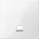 MERTEN MEG3380-0319 Zugschalter-Abdeckung System M mit Kontrollfenster | polarweiß glänzend