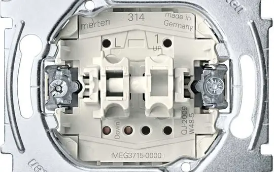 MERTEN MEG3715-0000 Jalousie-Wippschalter 2-fach