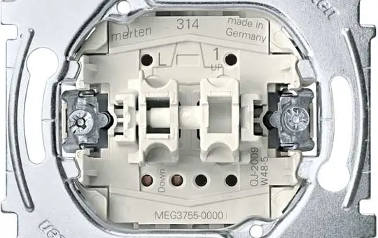 MERTEN MEG3755-0000 Jalousie-Wipptaster 2 Schließer