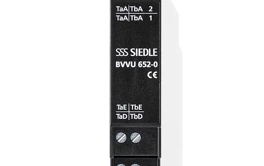 SIEDLE BVVU 652-0 Bus-Video-Verteiler Hutschiene, unsymmetrisch
