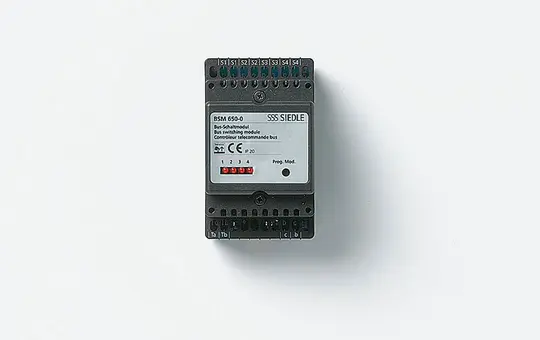 SIEDLE BSM 650-02 Bus-Schaltmodul Hutschiene, 4 Relais