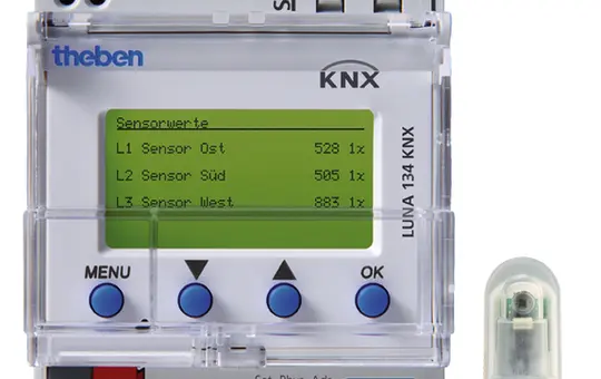 THEBEN LUNA 134 KNX-Dämmerungsschalter REG 10 Kanäle
