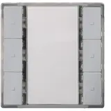 SIEMENS 5WG12232DB32 KNX-Tastsensor delta i-system 3-fach | aluminiummetallic