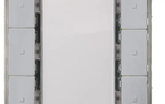 SIEMENS 5WG12232DB32 KNX-Tastsensor delta i-system 3-fach | aluminiummetallic