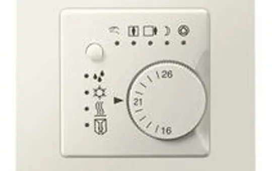 SIEMENS 5WG1237-2KB11 KNX-Raumtemperaturregler Standard | titanweiß