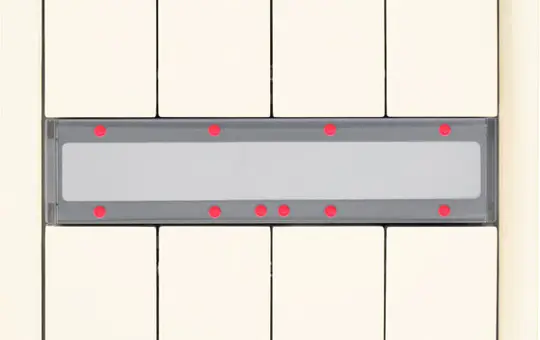 SIEMENS 5WG12872AB14 KNX-Tastsensor delta style 4-fach, Temperatursensor | titanweiß