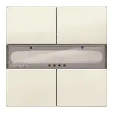 SIEMENS 5WG1286-2DB12 KNX-Tastsensor delta style 2-fach, ohne LED | titanweiß