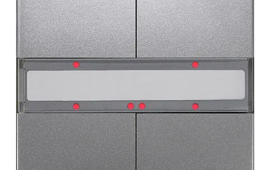 SIEMENS 5WG1286-2DB43 KNX-Tastsensor delta style 2-fach | platinmetallic