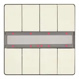 SIEMENS 5WG1287-2DB13 KNX-Tastsensor delta style 4-fach | titanweiß