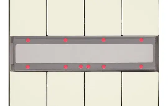 SIEMENS 5WG1287-2DB13 KNX-Tastsensor delta style 4-fach | titanweiß