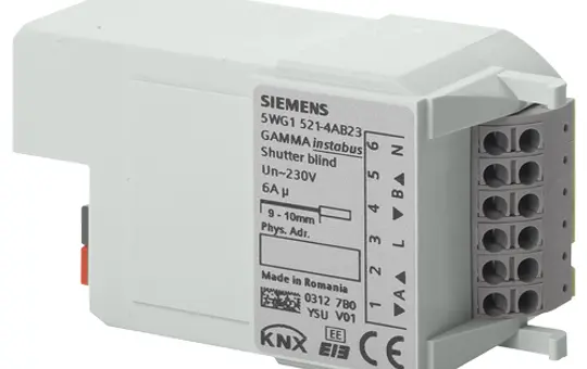 SIEMENS 5WG15214AB23 KNX-Jalousieaktor UP 2-fach