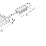 HERA 20604003101 LED Trafo 12-fach Verteiler, 24/60W