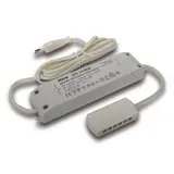 HERA 20604005601 LED Trafo 12-fach Verteiler, 24/80W