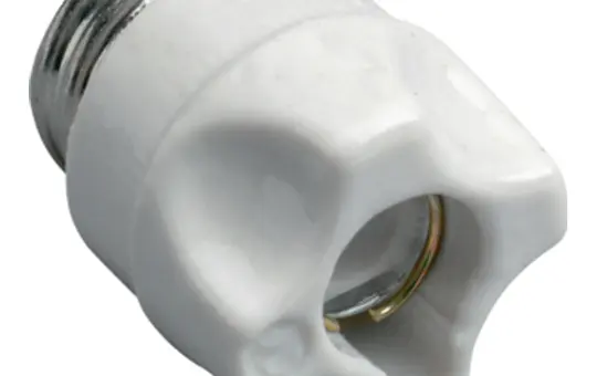 HAGER LE18SK Schraubkappe Keramik mit Prüfloch 63 A