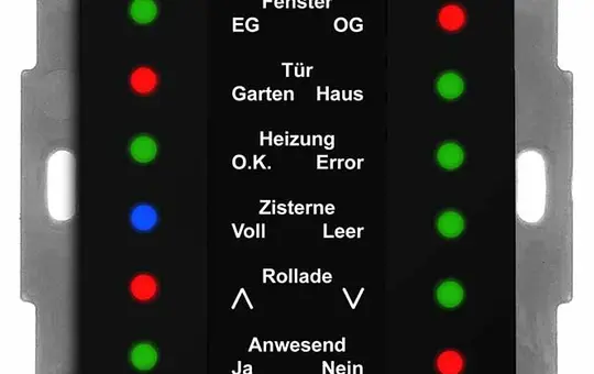 MDT SCN-LED5506.01 LED-Anzeige 55 schwarz matt