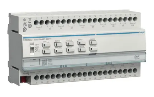 HAGER TYMS620D KNX-Universalaktor 20-fach, 16 A, C-Last, secure