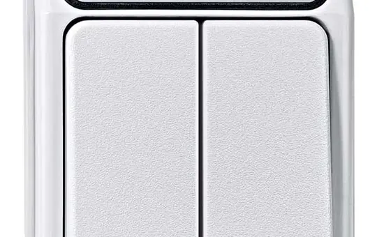 MERTEN MEG3755-8019 Jalousie-Wipptaster AQUASTAR 2-fach | polarweiß