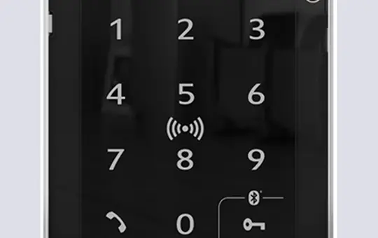 2N 91550947 IP Verso Modul Keypadmodul, Bluetooth, RFID- & NFC-fähig | schwarz