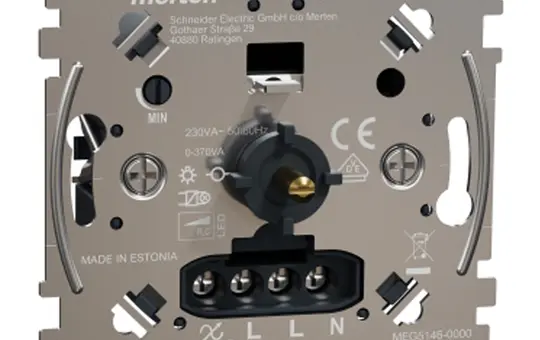 MERTEN MEG5146-0000 Drehdimmer RC, LED, 0-370 W, Multiwire