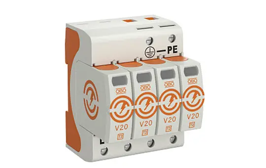 OBO BETTERMANN 5095164 Überspannungsableiter V20, 4-polig, 280 V