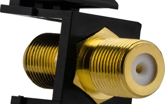 MERTEN MEG4586-0001 Keystone-Modul Koax-Modul mit F-Buchse | schwarz