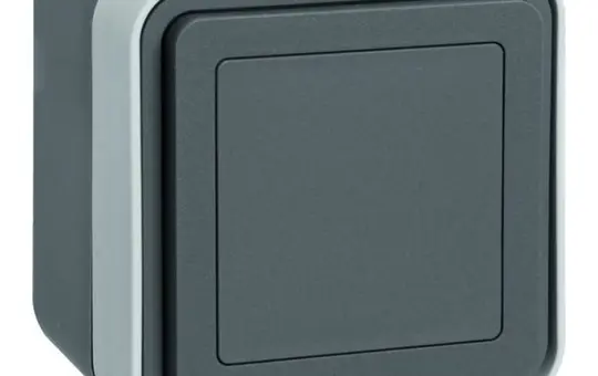 BERKER 42903515 AP-Blindverschluss W.1 Standard | grau/lichtgrau matt