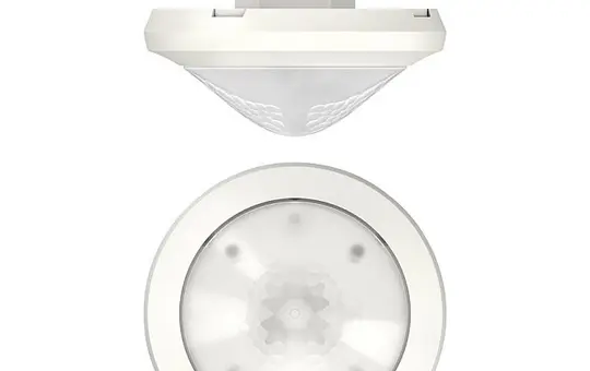 THEBEN thePassa P360-101 UP WH Decken-Präsenzmelder UP, rechteckiger Erfassungsbereich | reinweiß | 135 m²